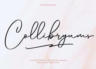 Collibryums Handwritten Font
