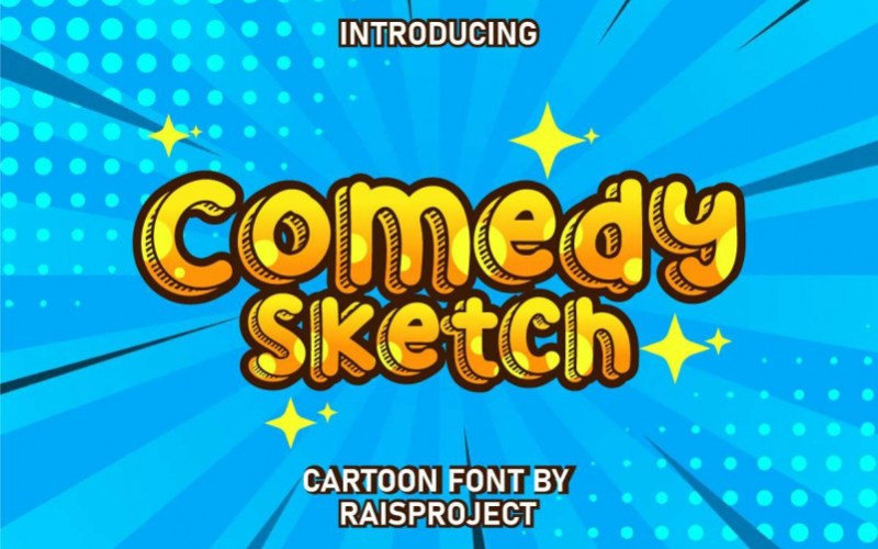 Comedy Sketch Display Font