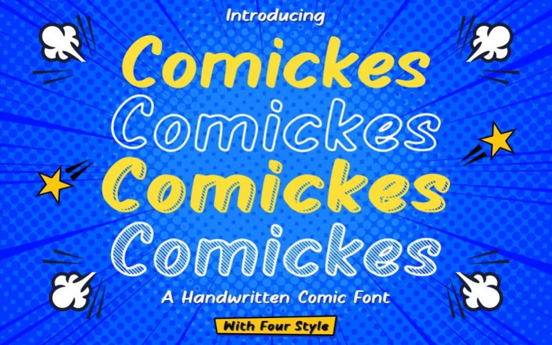 Comickes Display Font