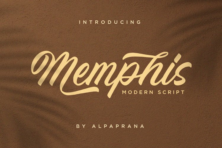 Memphis Script Font