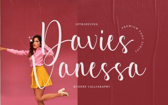 Davies Vanessa Script Font