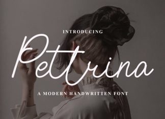 Pettrina Handwritten Font