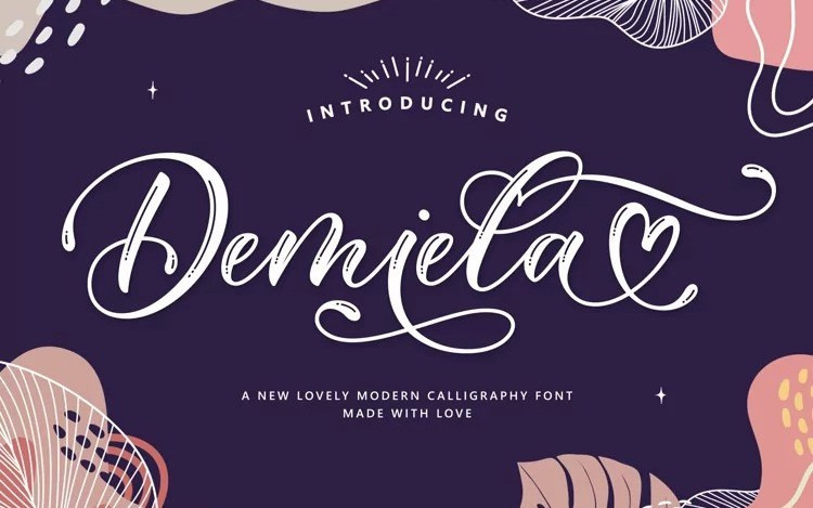 Demiela Script Font