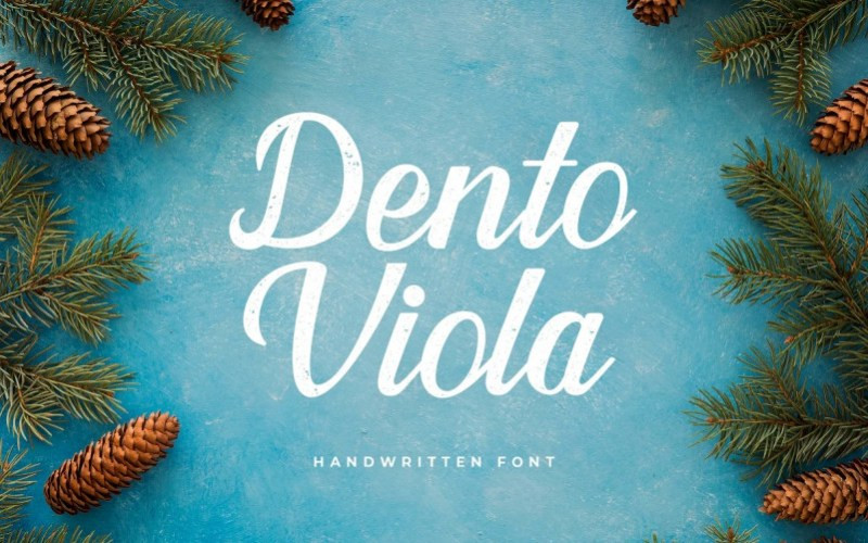 Dento Viola Calligraphy Font