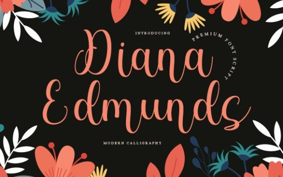 Diana Edmunds Script Font