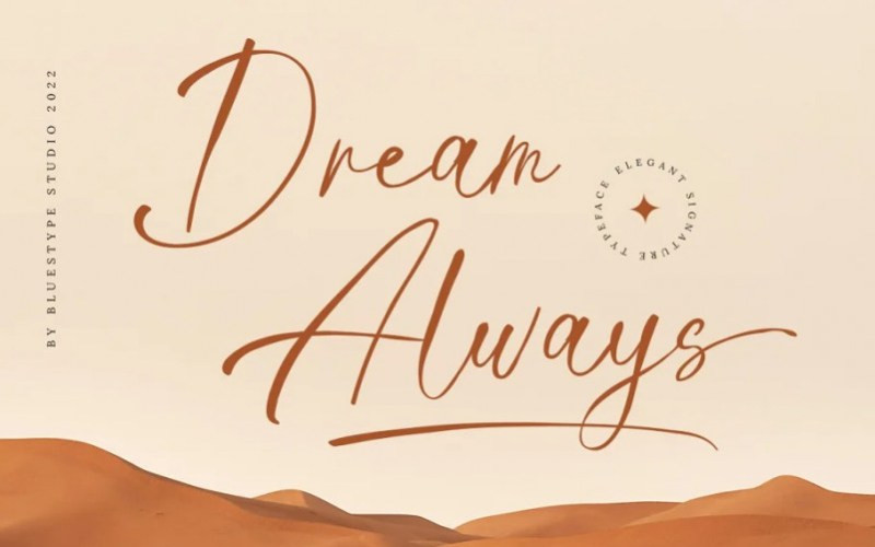 Dream Always Handwritten Font