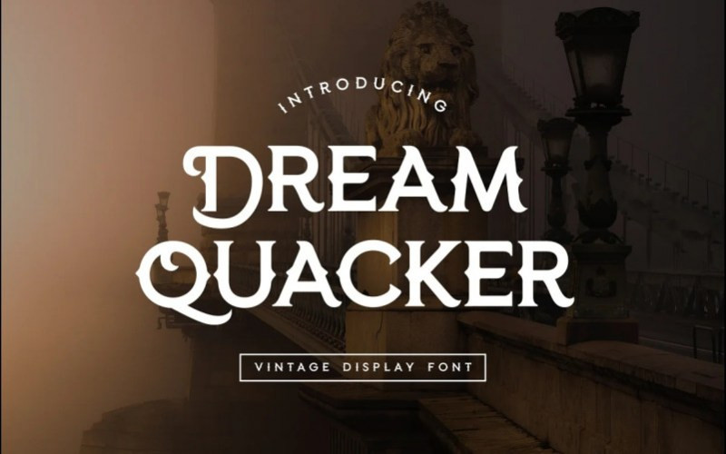 Dream Quacker Display Font