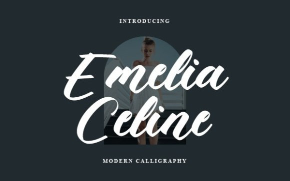 Emelia Celine Script Font