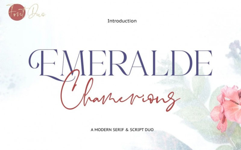 Emeralde Chamerions Serif Font