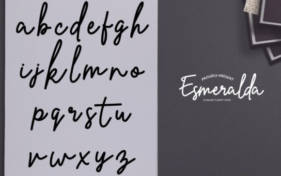 Esmeralda Handwritten Font