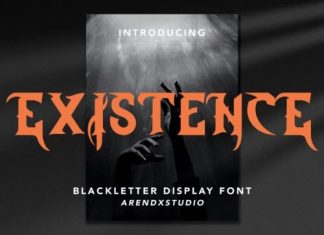 Existence Display Font