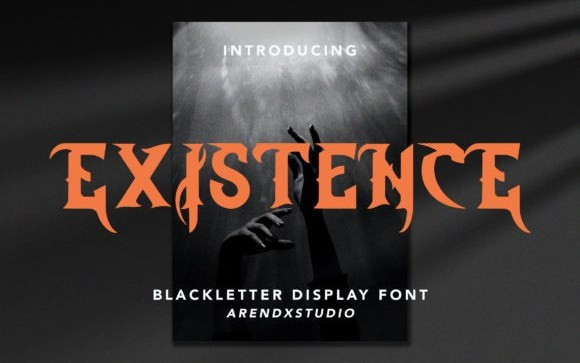 Existence Display Font