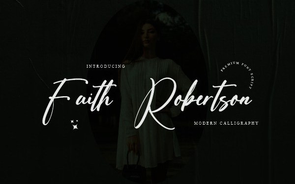 Faith Robertson Script Font