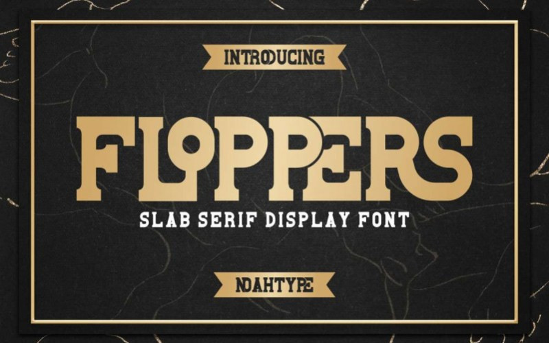 Floppers Slab Serif Font