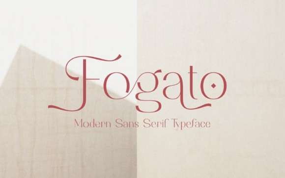 Fogato Sans Serif Font