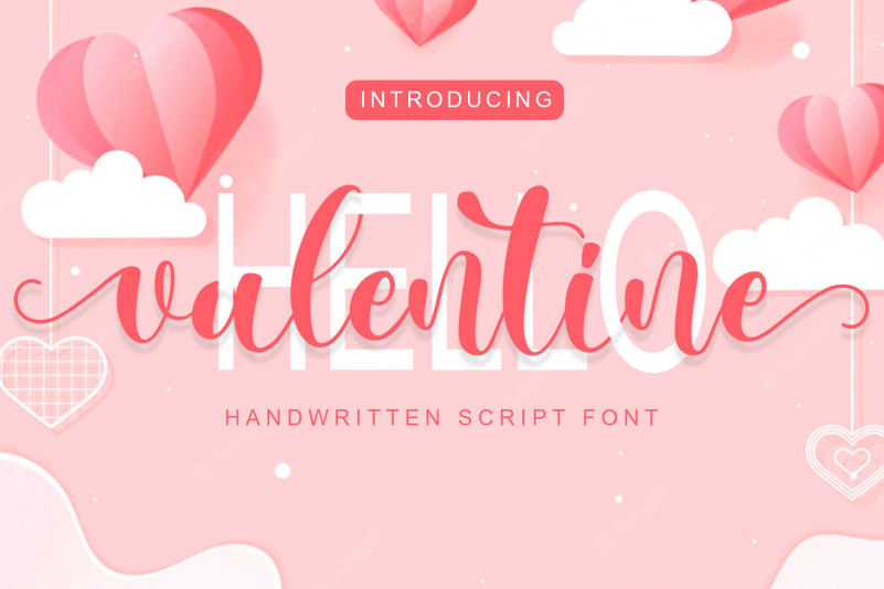 Hello Valentine Script Font