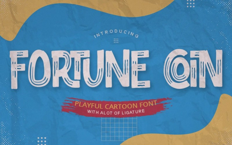 Fortune Coin Display Font