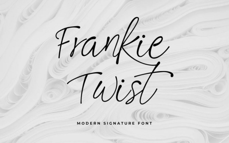 Frankie Twist Handwritten Font
