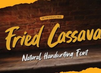 Fried Cassava Script Font