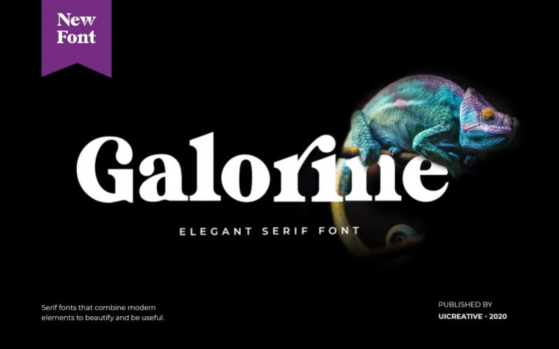 Galorine Serif Font