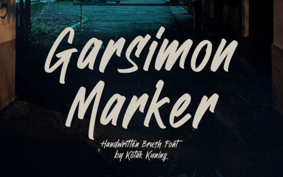 Garsimon Marker Font