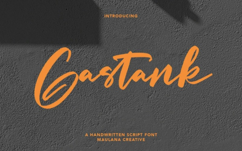 Gastank Script Font