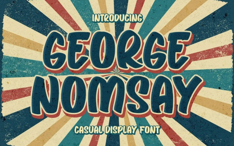 George Nomsay Brush Font