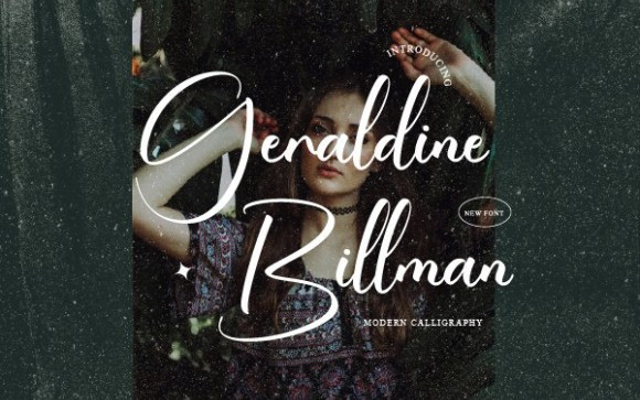 Geraldine Billman Handwritten Font