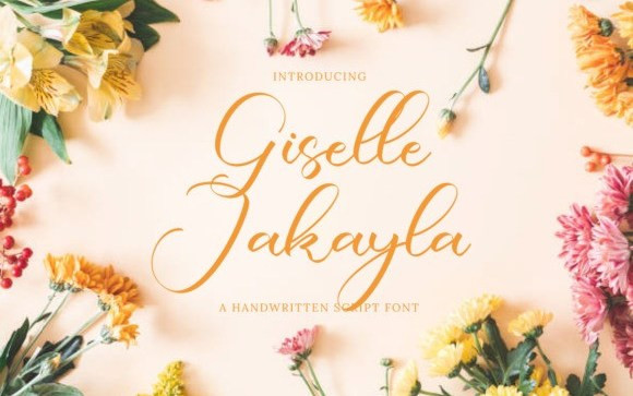 Giselle Jakayla Script Font