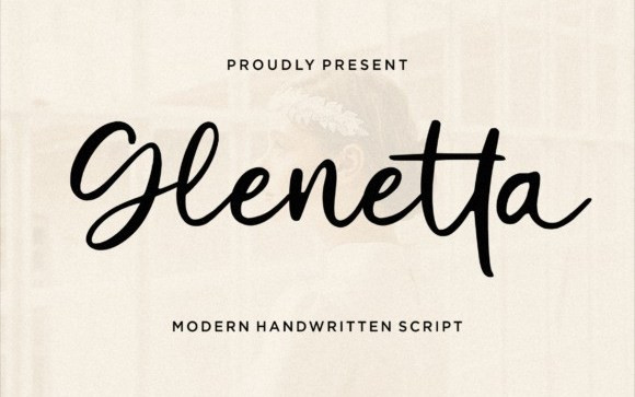 Glenetta Script Font