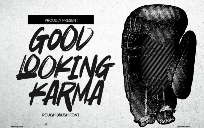 Good Looking Karma Brush Font