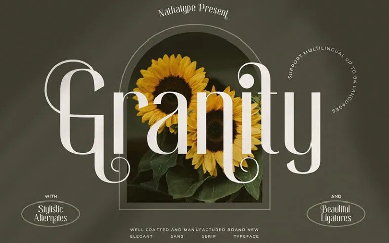 Granity Sans Serif Font