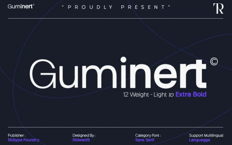 Guminert Sans Serif Font