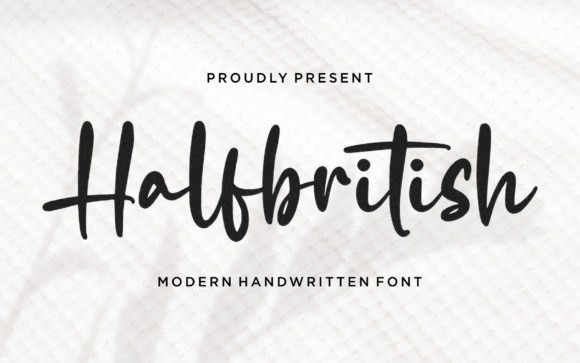 Halfbritish Handwritten Font
