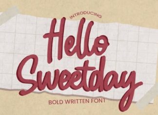 Hello Sweetday Script Font