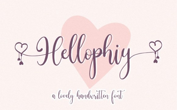 Hellophiy Calligraphy Font