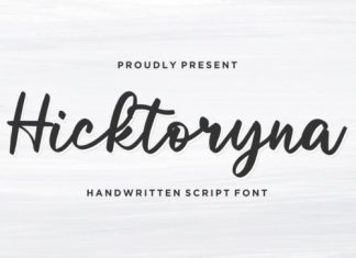 Hicktoryna Script Font