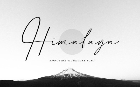 Himalaya Handwritten Typeface
