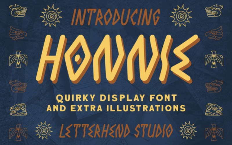 Honnie Display Font
