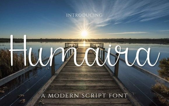 Humaira Script Typeface