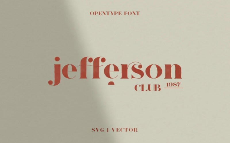 Jefferson Serif Font