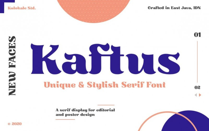 Kaftus Display Font