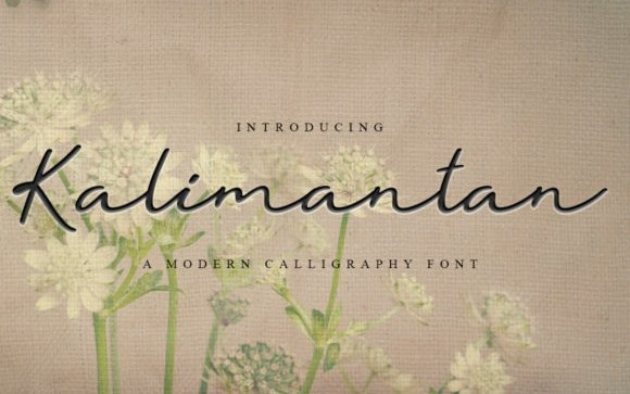 Kalimantan Script Font