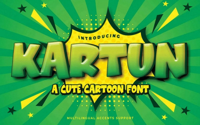 Kartun Display Font