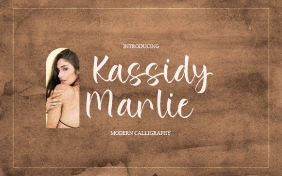 Kassidy Marlie Script Font