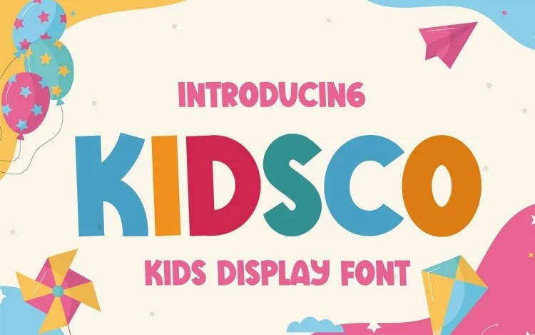Kidsco Display Font
