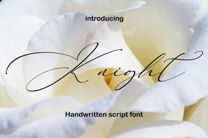 Knight Script Font