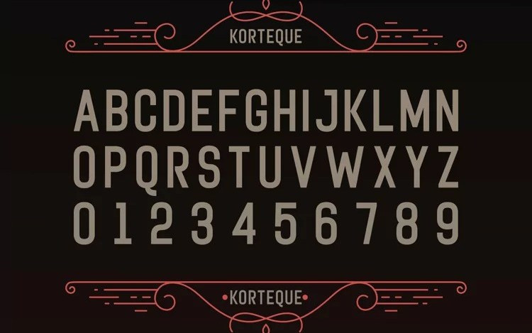 Korteque Font