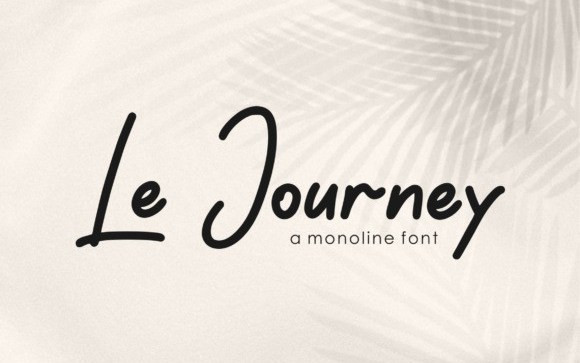 Le Journey Handwritten Font
