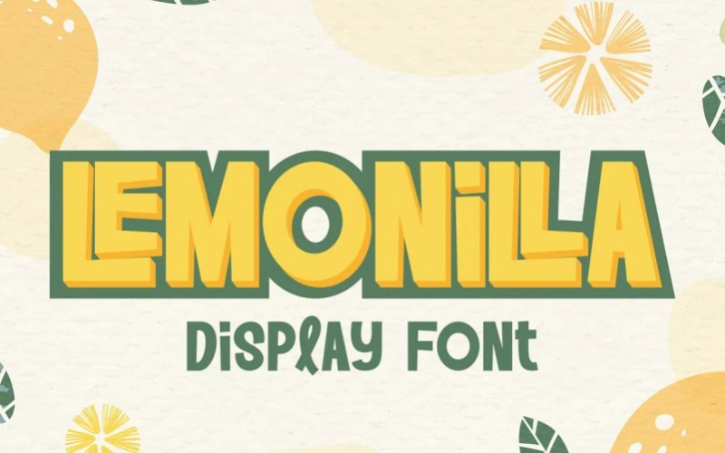 LEMONILLA Display Font